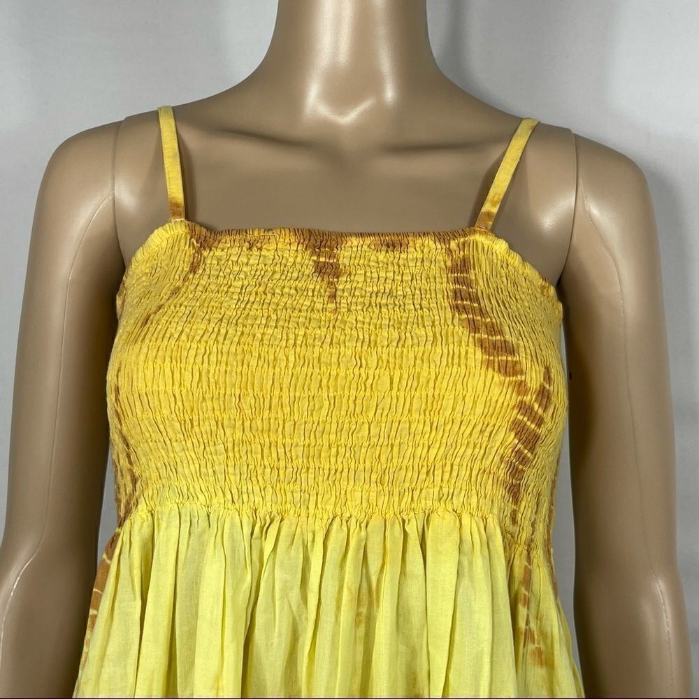 Just Crusing Vintage 1980's Yellow Summer Dress - Picture 6 of 12